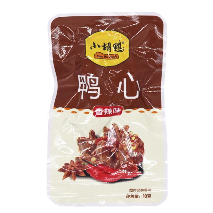 Восточная закуска Xiao Hu-Duck, закуска в виде пряного сердца утки, вакуумная упаковка, 10 г/Саше * 30 пакетиков/коробка