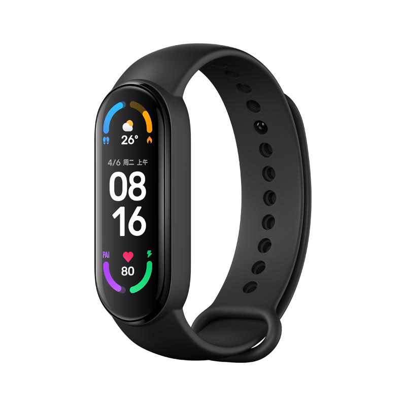 Новинка 2021, оригинальный Смарт-браслет xiaomi Mi Band 6, фитнес-трекер с измерением пульса и уровня кислорода в крови AMOLED, водонепроницаемый смарт-браслет