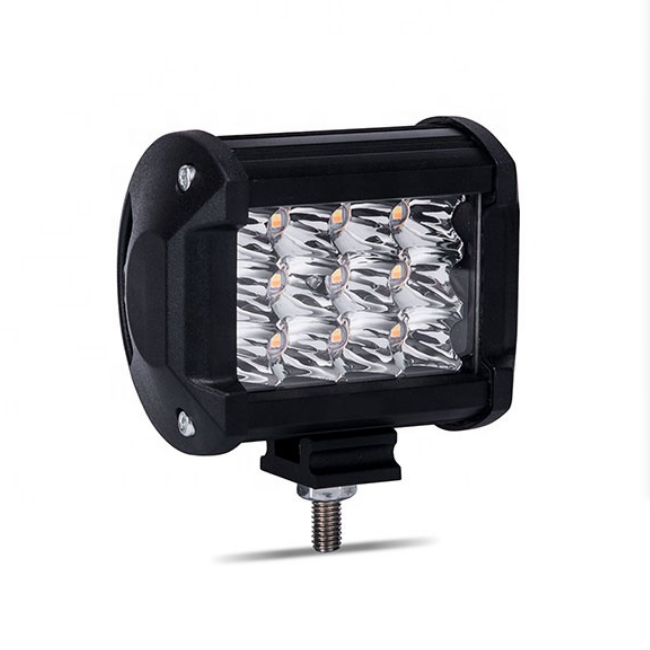 2021 new style Hot selling 12v strobe headlight work auto lamp waterproof bar strip mini car 36w led work light bar