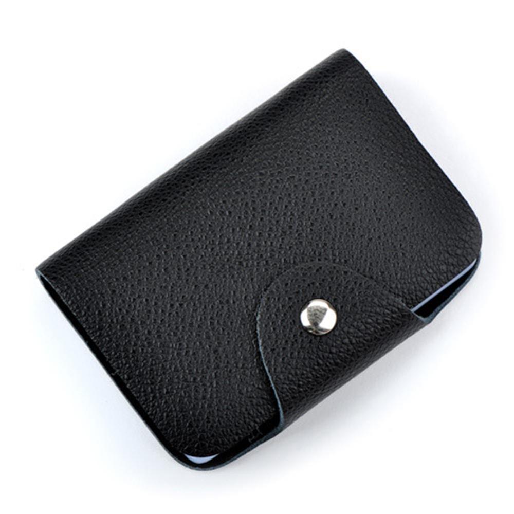 mens wallet card wallet Multi-card Bag Case Solid Color Imitation Leather Card Package money clip