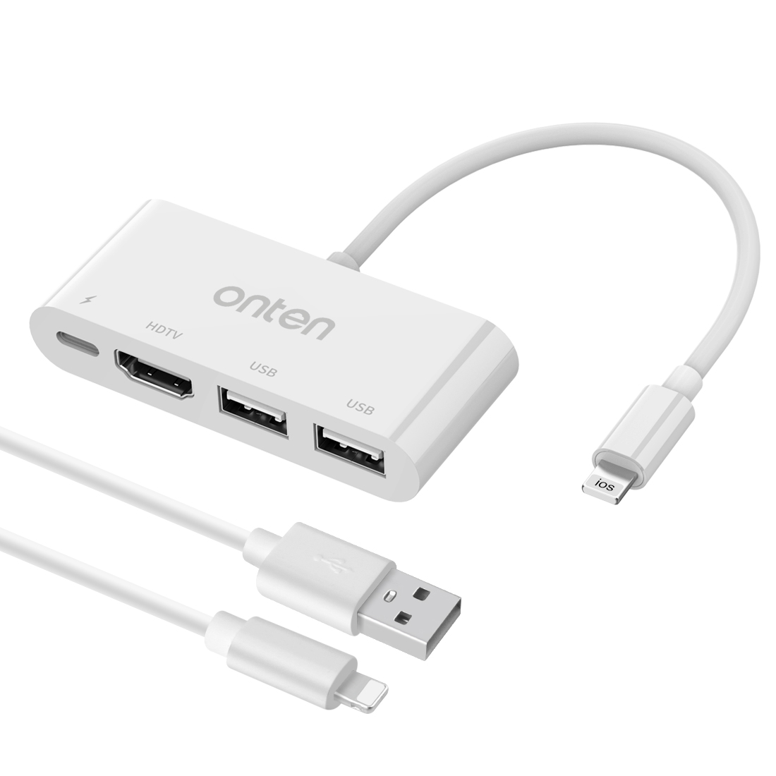 Лучший кабель для подсветки к USB-кабелю для зеркального экрана iPhone lighting к HDTV 4K видео цифровой AV-кабель 3 в 1 адаптер для iphone