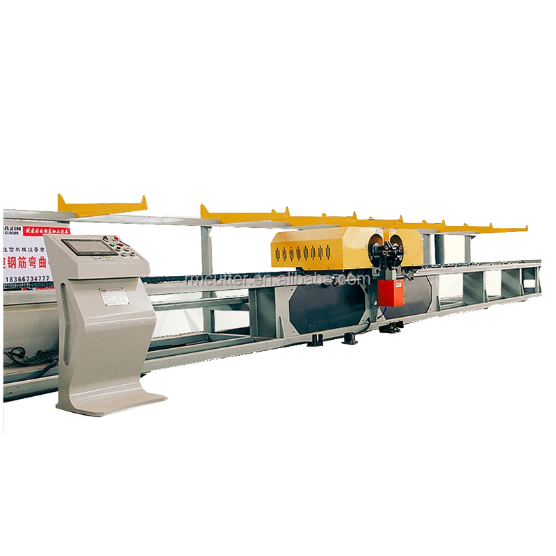 32mm reinforcing steel bar CNC rebar bender vertical double head used in construction road bridge stirrup rebar bending machine