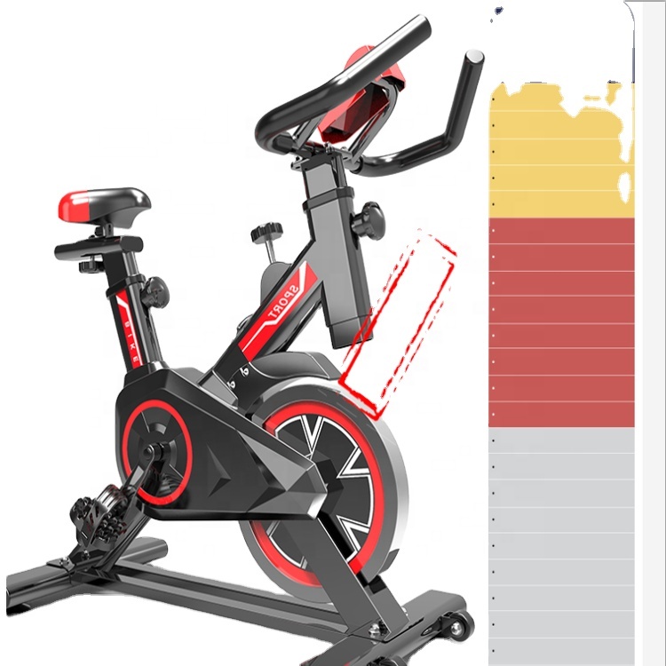 High Traffic Intelligent Equipment Cycling Energy Black Indoor Cycle Adjustable Spinning Bike