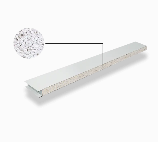 Silica sheet wholesale workshop hospital thermal insulation color steel plate fire sandwich board
