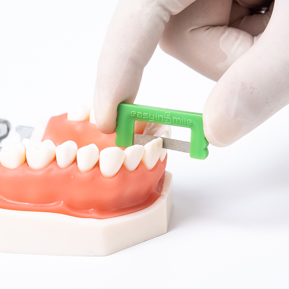Стоматологические Ортодонтические инструменты Easyinsmile, абразивные полоски IPR для полировки, Автоклавируемые полоски, межпроксимальное снижение эмали