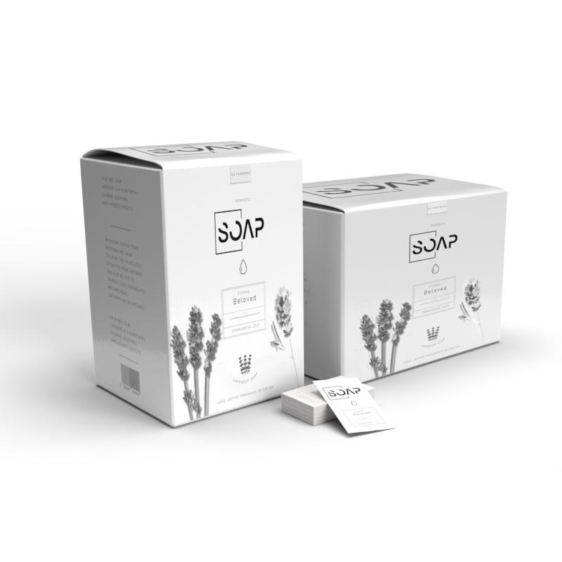 Custom Natural Soap Sustainable Craft Cosmetic White Hard Cardboard Paper Box For Soap
