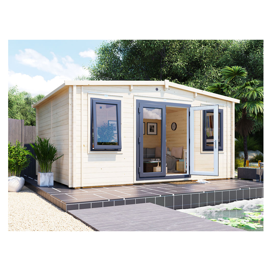 Winter INSULATED Log Cabin Garden Sets Garden sofa Wooden Sheds & Storage