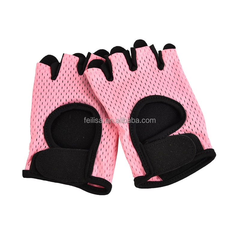 Modern refinement Weightlifting fitness Men's and women's sports half finger gloves