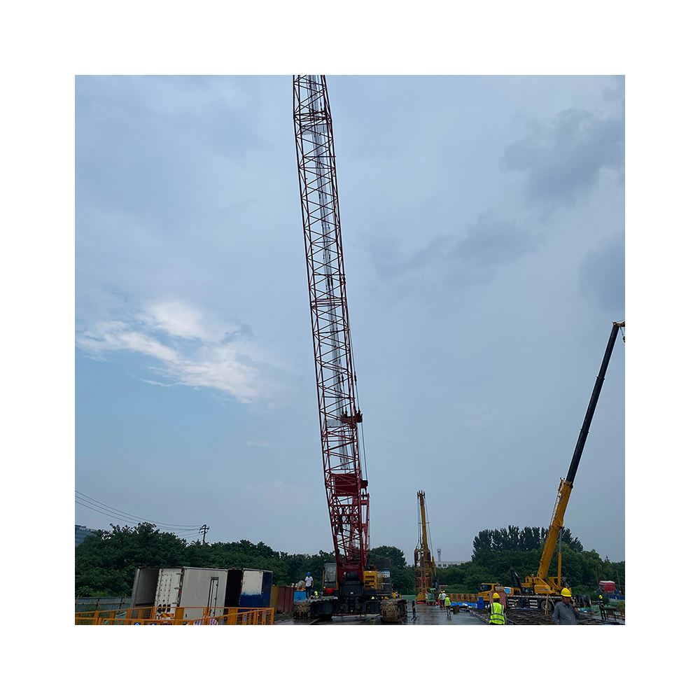 SANY SCC1500C б/у краны 2010 год 150ton секундной стрелки гусеничного крана с 42 м Arm
