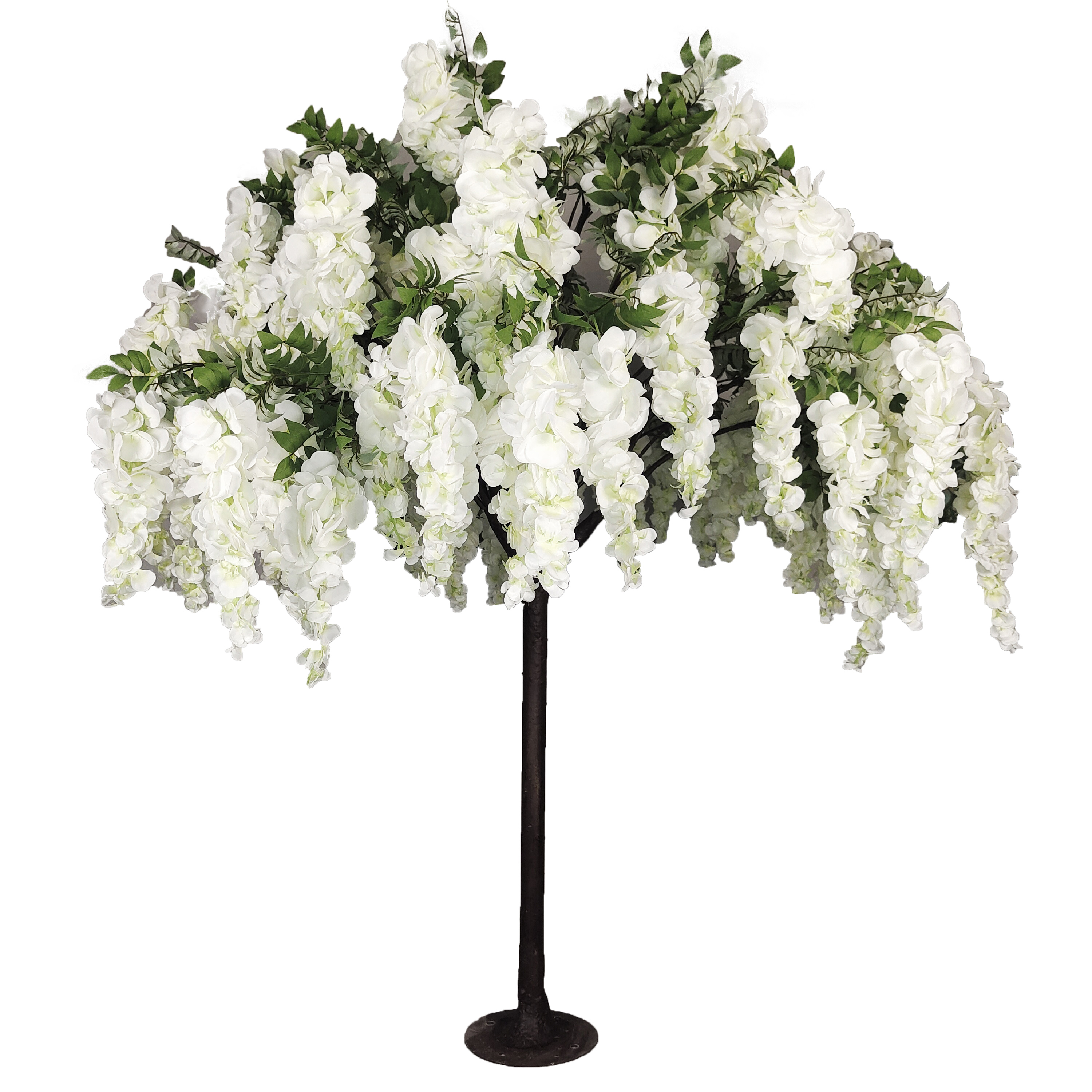 Fake Tree 60 Inch 150cm Wedding Plant Decor Rose Tree Artificial Wisteria Flower Tree for Wedding Decoration