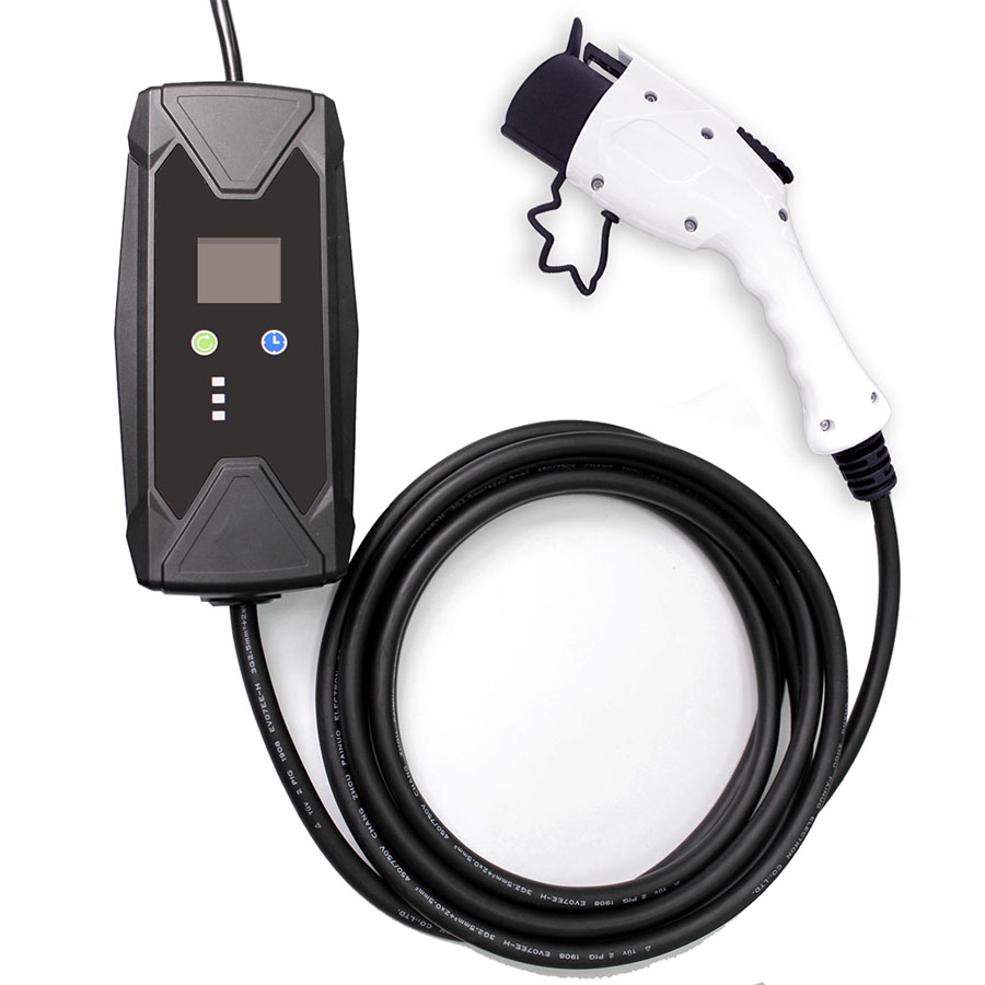 16.5kw 3 phase adjustable IP 66 portable ev charger for electric vehicle charging