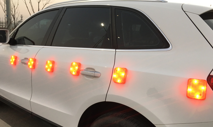 Factory Supply Car Safety 6 Pack Rechargeable LED Road Flare
