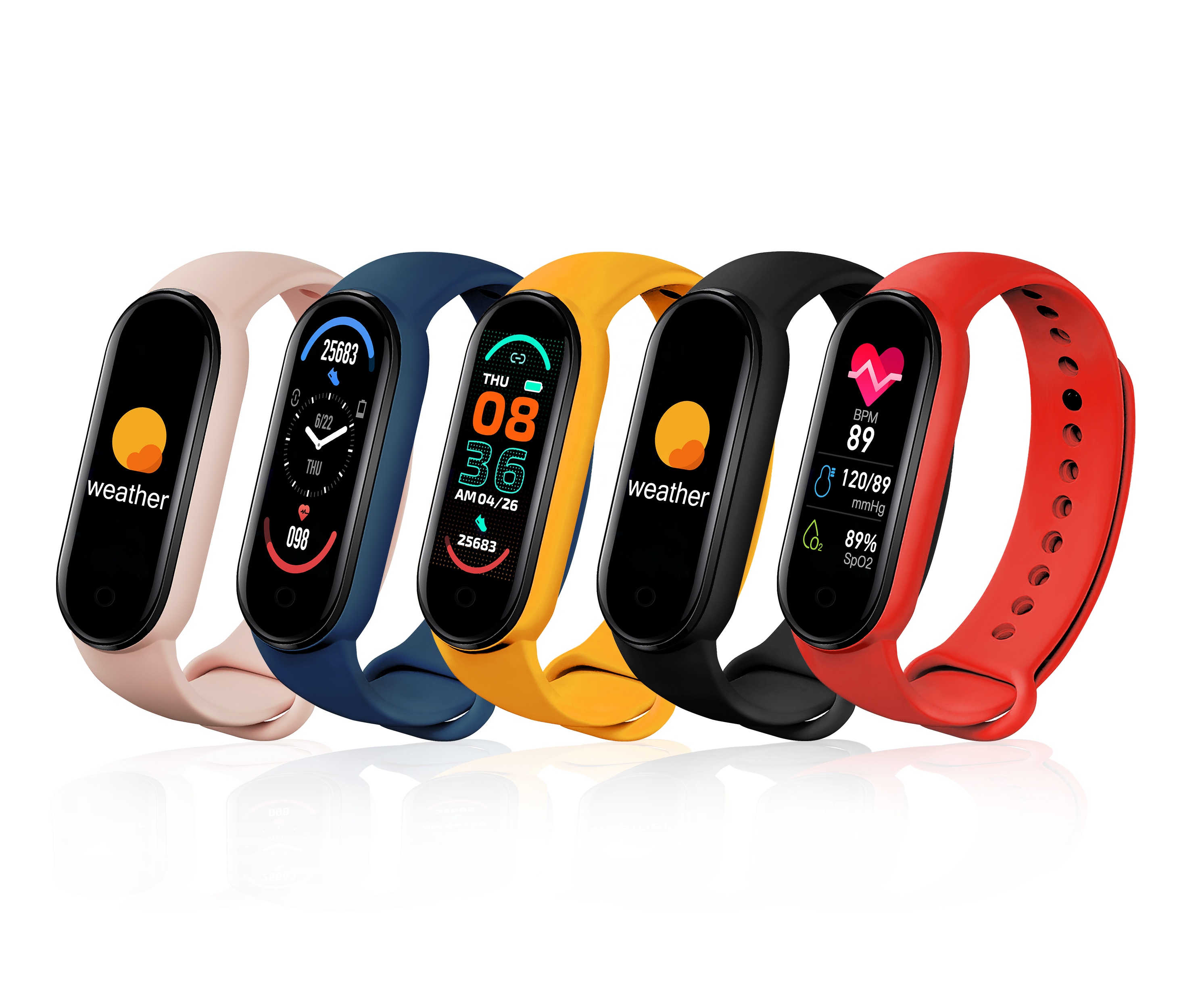 Factory direct sales Fitness Watch Smart Bracelet Heart Rate Smart Watch Band
