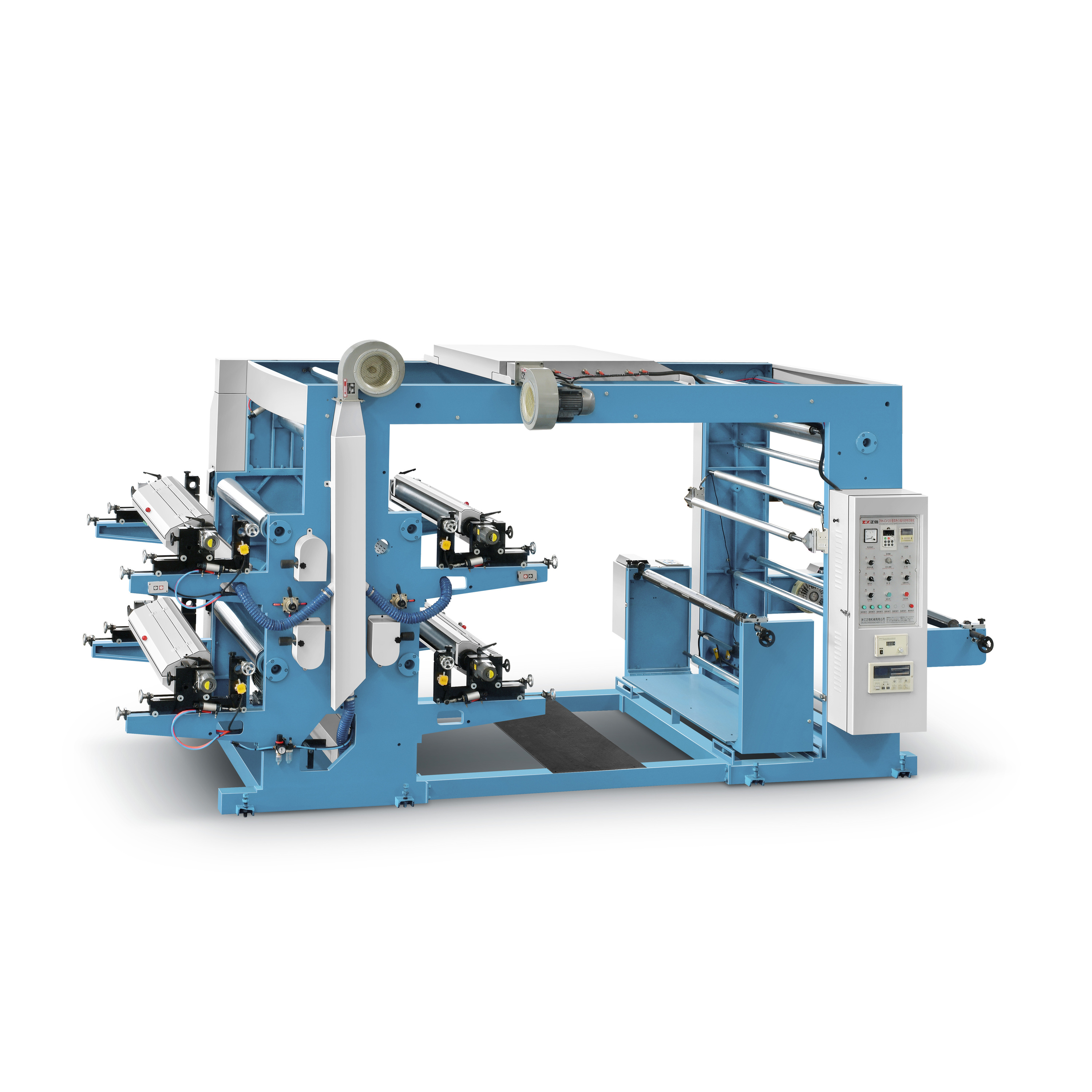 ZXH-C41200 Zhengxin High Speed Four Color Non-woven Letterpress Printing Machine