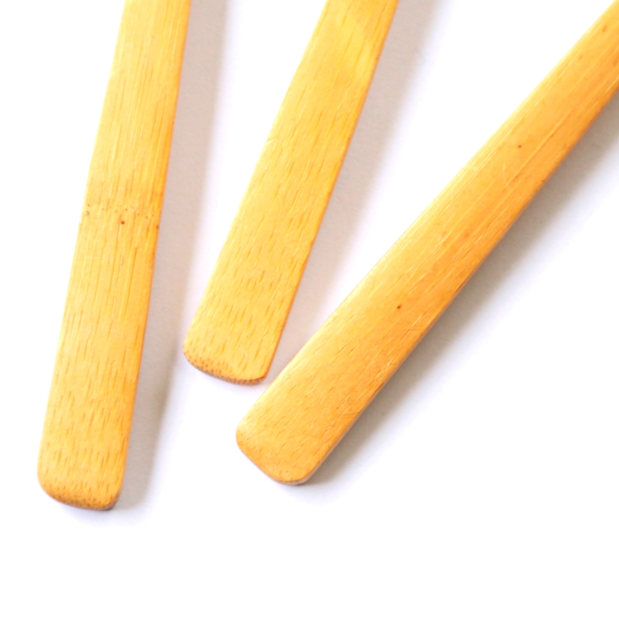 Nice quality Bamboo spoon wholesale round handle cleaning material painting bamboo coffee spoon