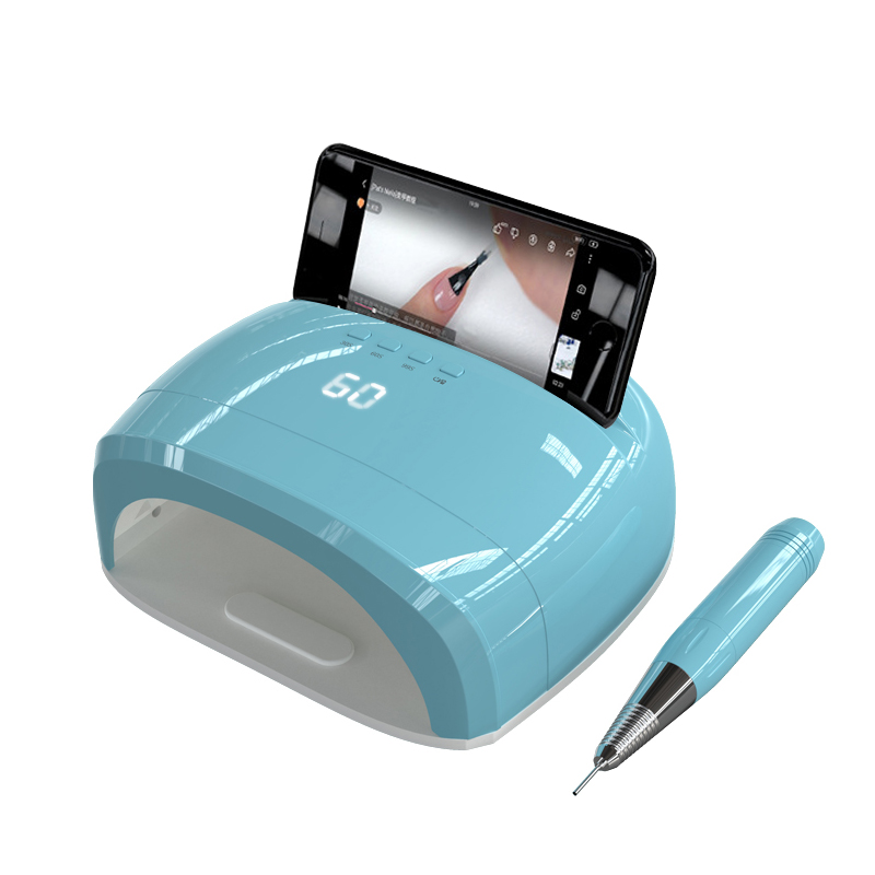 2021 New LED 80W Cheaper Top Sale Uv Gel LED Nail Uv Lamp Nail Dryer Nail drill OEM SUN Power Smart Timer Multi Color Lamp drill