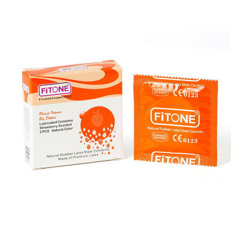 FITONE латекса презервативы для мужчин 3 шт./упак. смазка со вкусовыми добавками презерватив