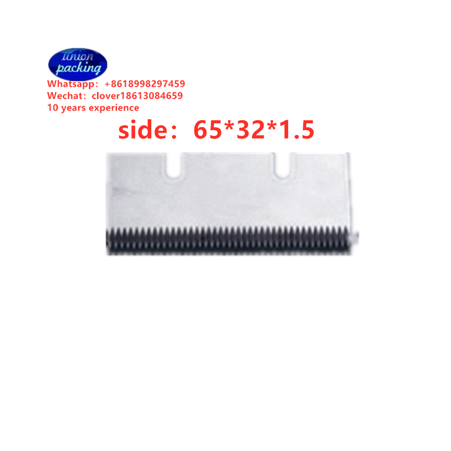Self-made bag packaging machine tooth knife bag making machine heat sealing knife can be customized