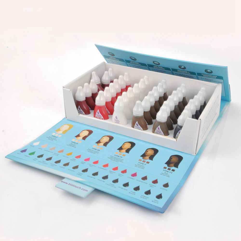 Bio Touch Permanent Makeup MICROBLADING Cosmetic Tattoo Ink Micro Pigment Color
