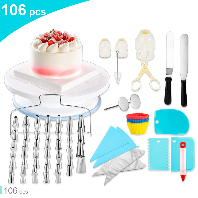 106 Pcs Baking Pastry Kits Decorating Supplies Reposteria Accessories Cake Tools Set