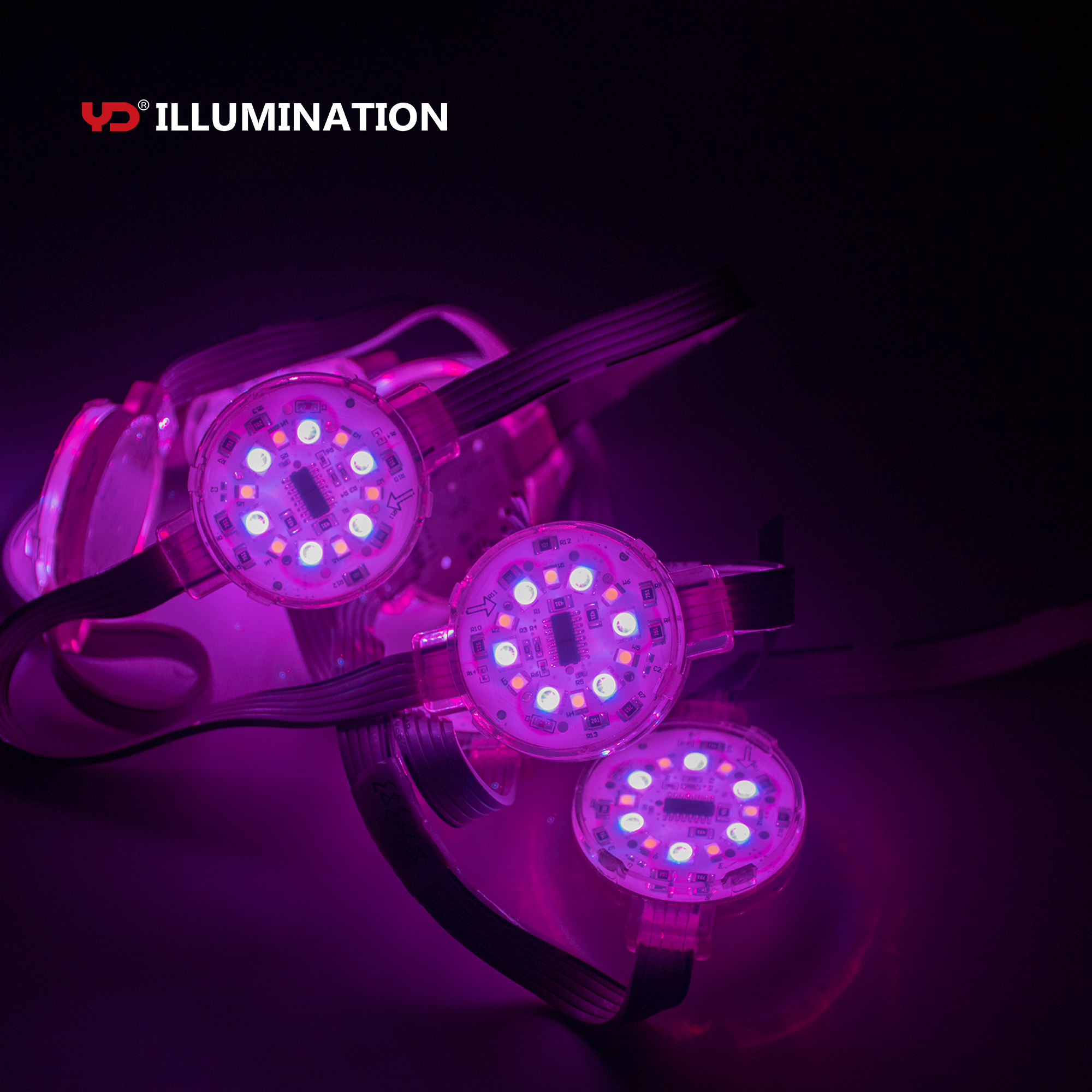 Rgb пиксельный светодиод dmx, Модифицируемый пиксельный модуль освещения для кабельной мостовой подсветки