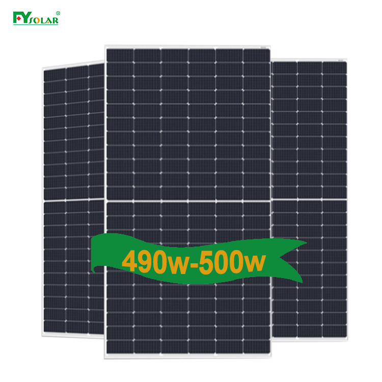 half cut solar panel 500w mono solar panel 480w 490w solar panels