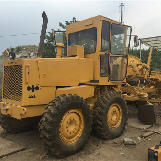 Используемые Горячая продажа экскаватора Komatsu/грейдер Gd661A-1 секундная стрелка Komatsu Gd661A-1 автогрейдер на складе, продукция от производителей по низким ценам