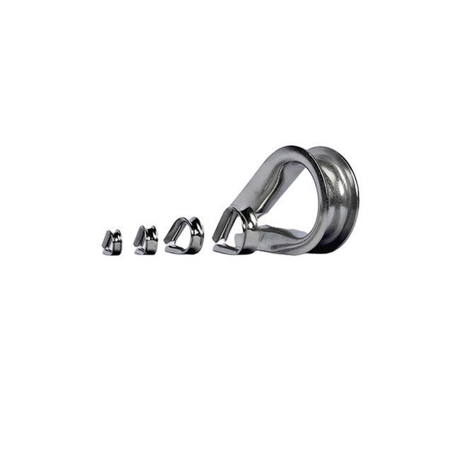 DIN3091 Aluminium Wire Rope Thimble For Sling Steel Cable Ferrule crimping
