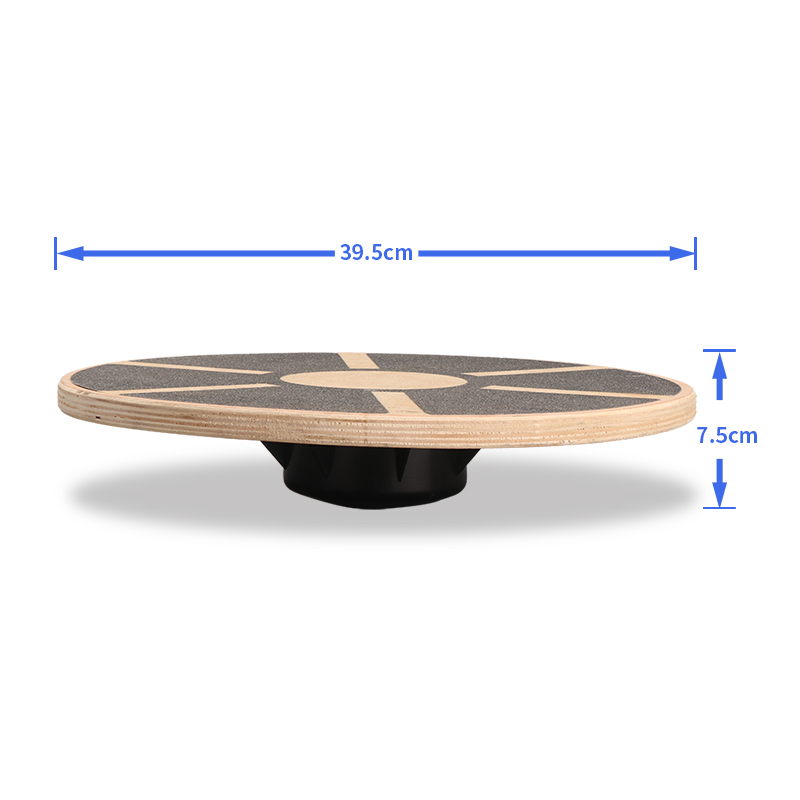 Workout Training Exercise Wobble Board Professional ANTI SLIP SURFACE Wooden Balance Board Balance Trainers