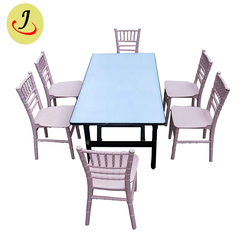 Современный красочный по низкой цене Детская пластиковый chiavari стул JC-PC01