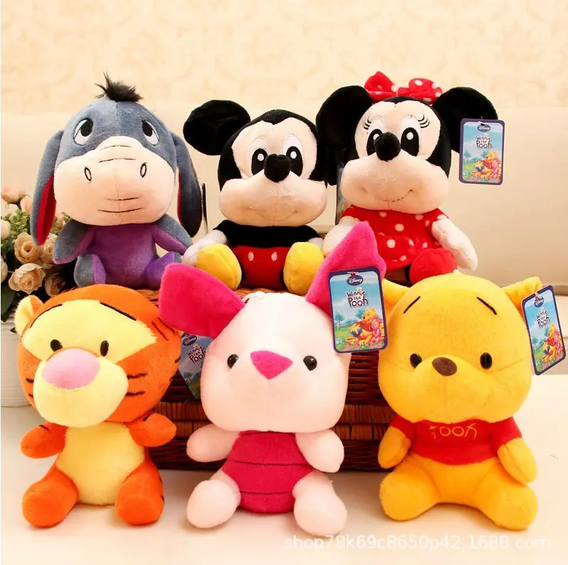 Spot wholesale Edward Pooh plush toy Tiger doll Mickey Minnie plush toy