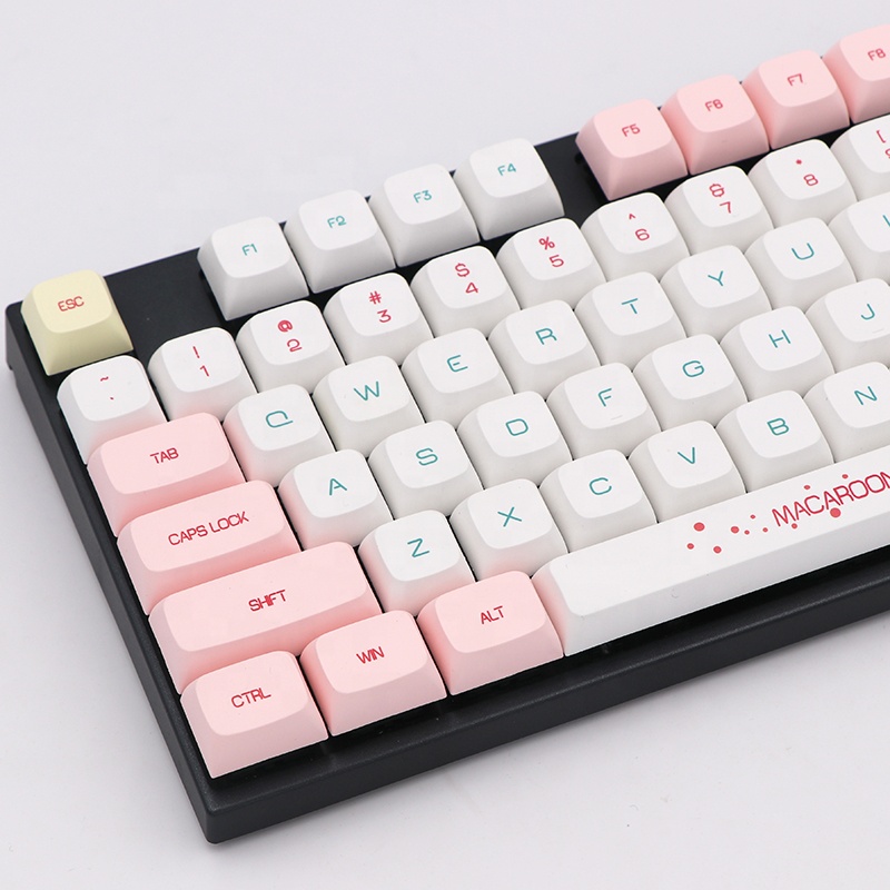 Macaron Ethermal цветные сублимационные шрифты PBT keycap для проводной USB механической клавиатуры 146 колпачки