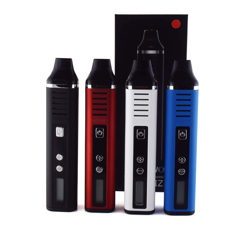 start kit with Ceramic Heating Vaporizer 2200mah cbd battery dry herb Pfinder vaporizer