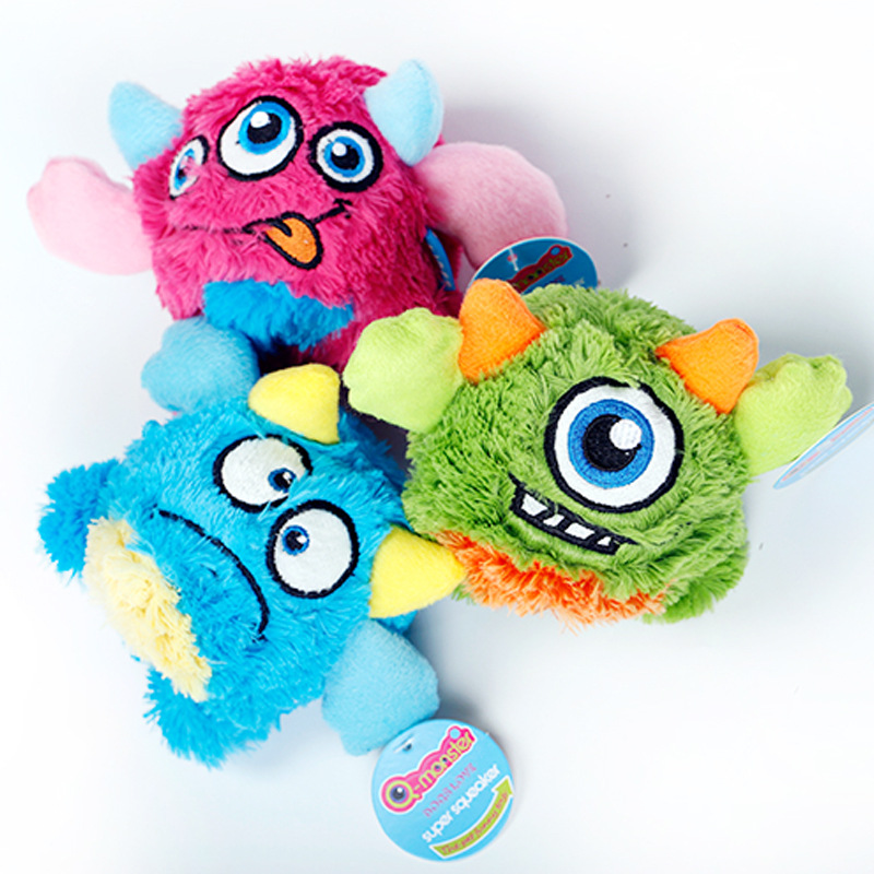 LYX002 пушистая говорящая игрушка для собак Q-Monster dog toys