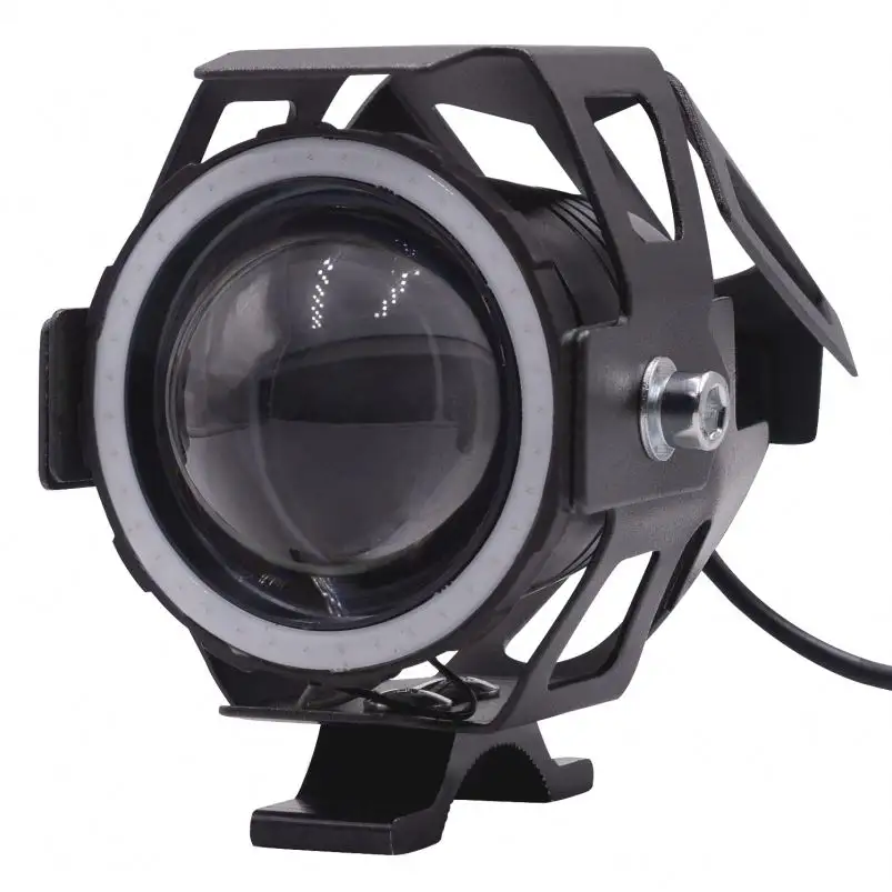 High quality 12v-80v Universal Motorcycle LED bike U7 LED Headlight 15W waterproof motorcycle fog light