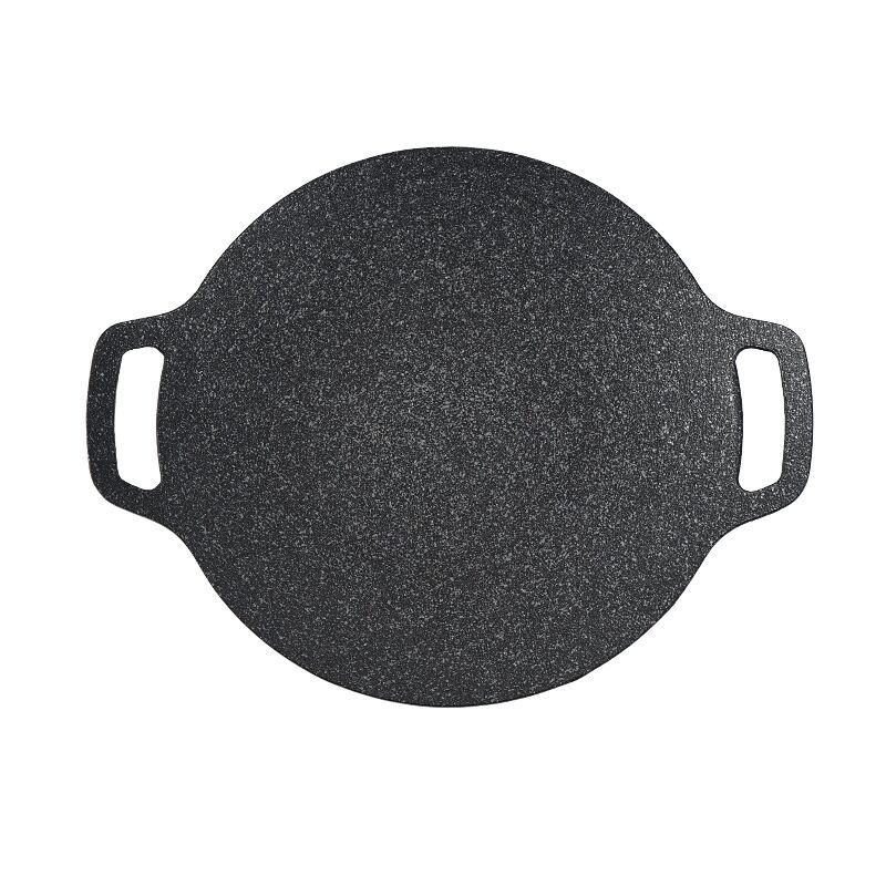 Wholesale Barbecue Plate Outdoor Camping Metal Cast Iron Die Casting Fry Pans Kitchen Nonstick Bakeware