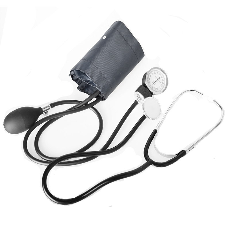 Hospital bp arm aneroid sphygmomanometer with stethoscope