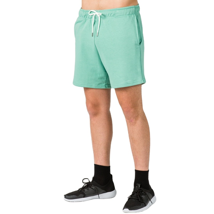 Metro Clothing Men Fitness Gym Custom Loose Fit Cotton Solid Side Pockets Blank Shorts