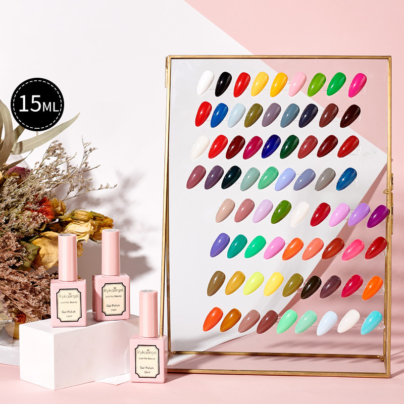 Wholesale Color 15ml Glossy Nail Polish Glue UV Gel LED Absorption Soaking Nail Polish