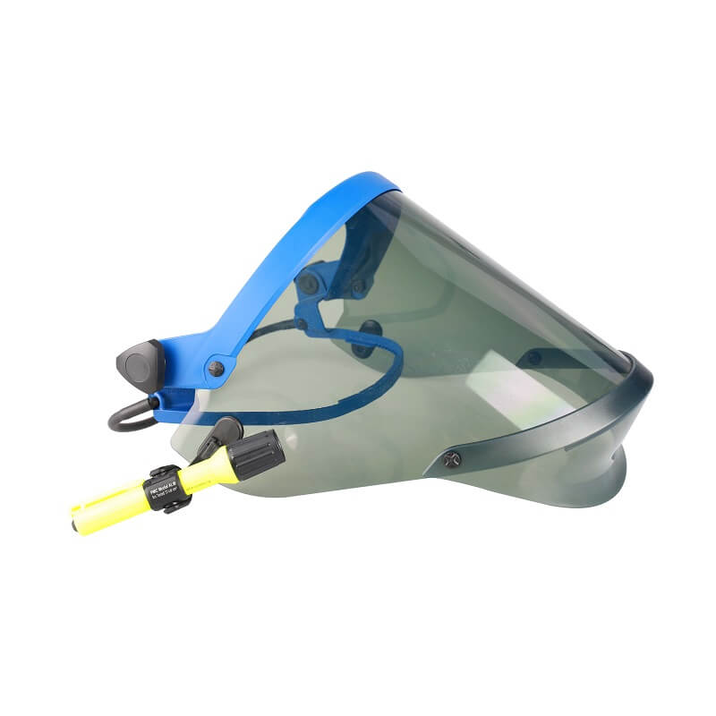 Electrical arc flash protection face shield