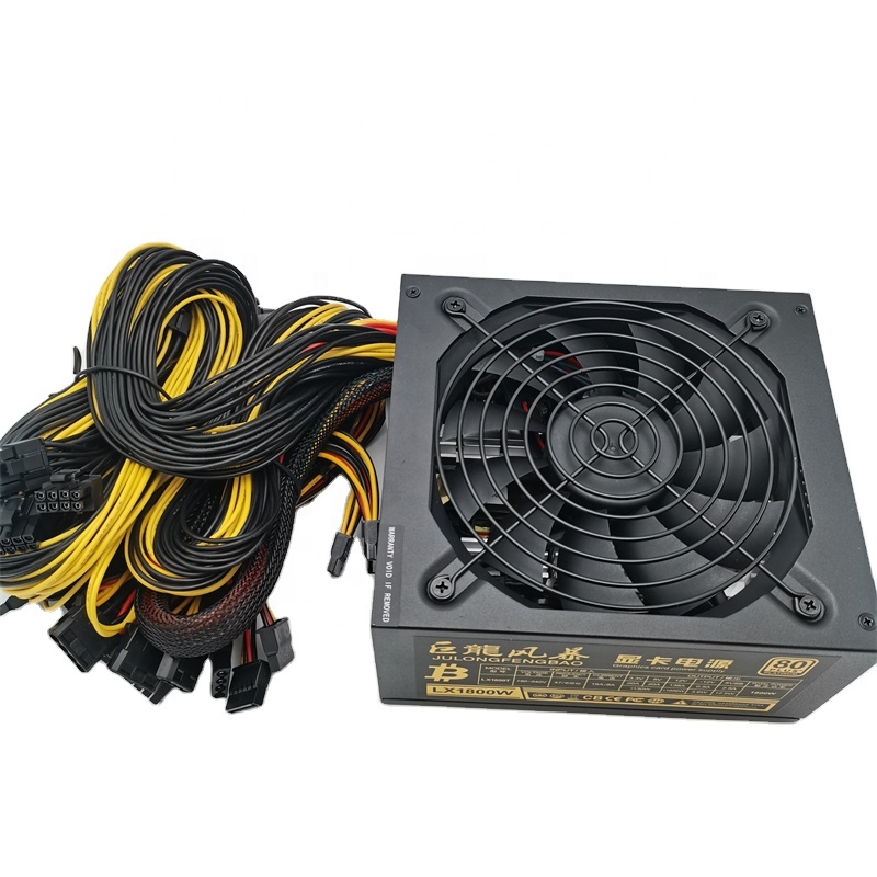 Блок питания 1800 Вт 2000 Вт 2400 Вт 2600 Вт ATX PSU для видеокарты Pico PSU Asic ATX Machine