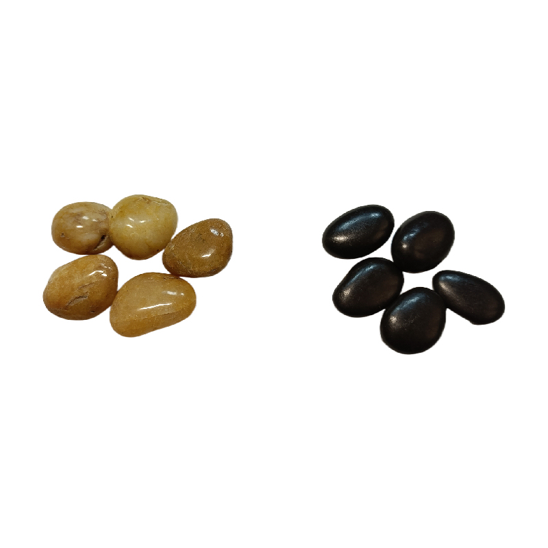 Wholesale China 1-3CM Yellow Pebble Stone For Garden Pebble Wash Stone