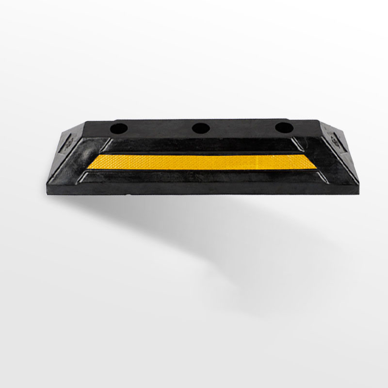 Rubber And Plastic Parking Space Stopper Wheel Alignment Car Garage Car Stopper
