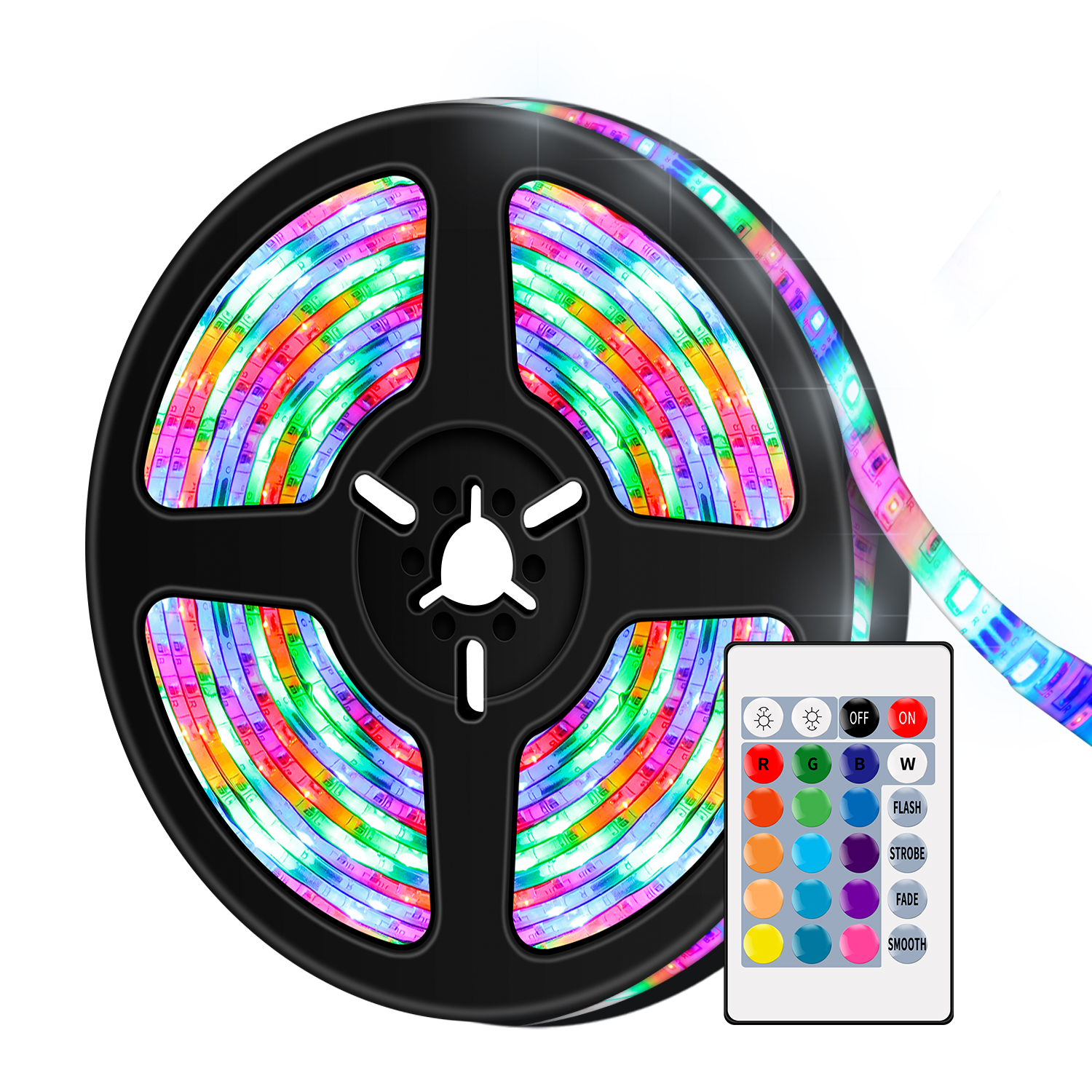 Светодиодная лента RGB с дистанционным управлением, USB, 5 В, от 0,5 м до 5 м, 2835, для дома, кухни, отеля