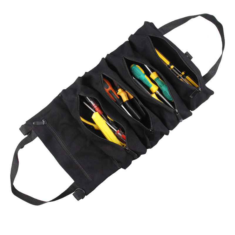 2021 Amazon Hot Design Car seat back hanging bag Canvas storage bag net pocket large capacity car storage bag