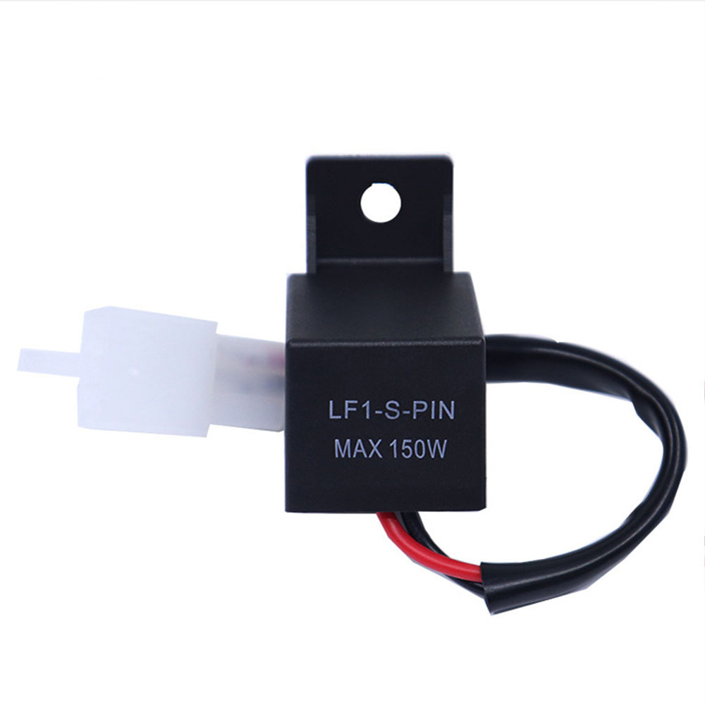 KKA-LF1 12V 2 Wires LED Flasher for Motorcycle Turn Signal, with Wire Harness Socket
