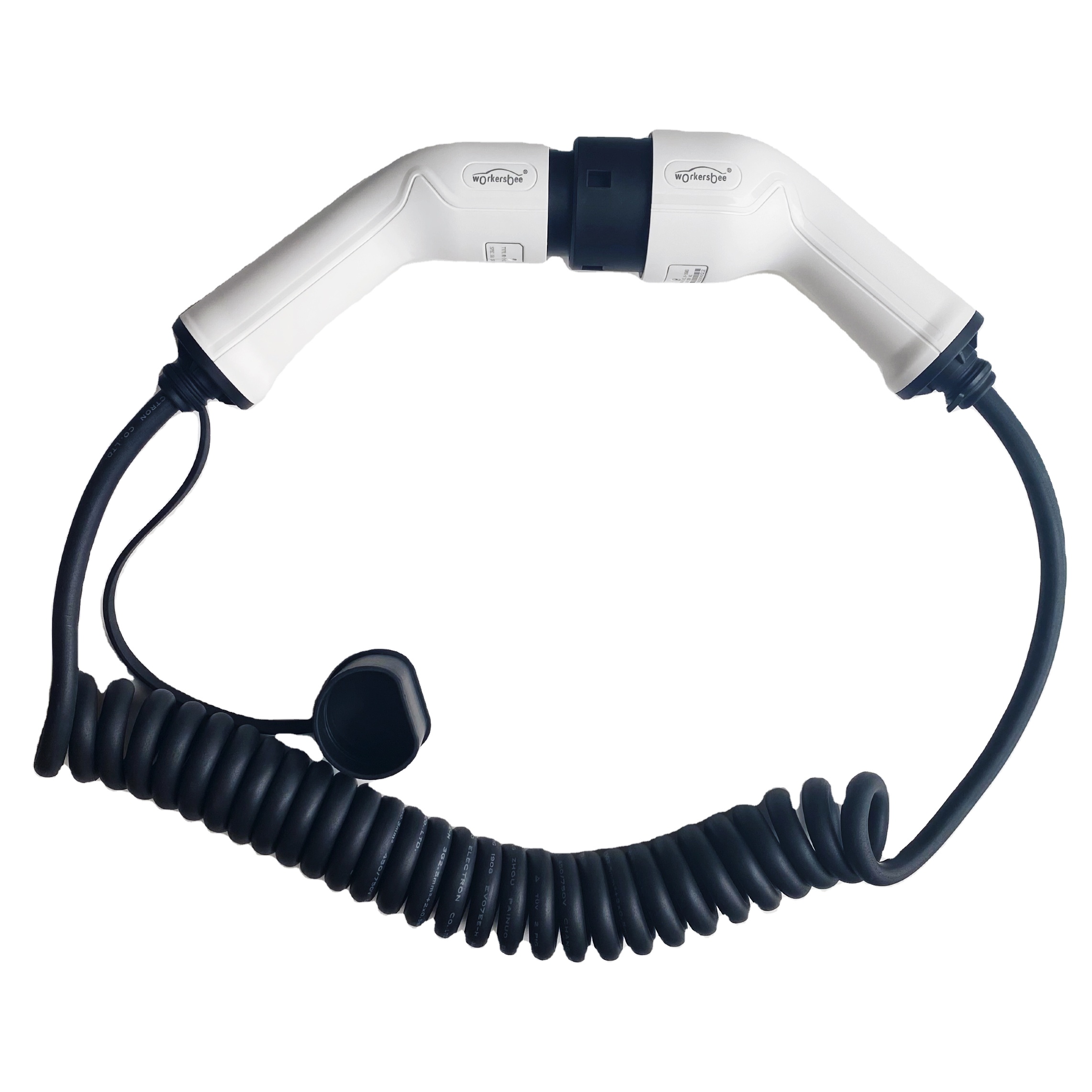 1 phase 32A type2 to type2 ev connector 250V European Standard Male to Female EV Charging Plugs 5m extension cable