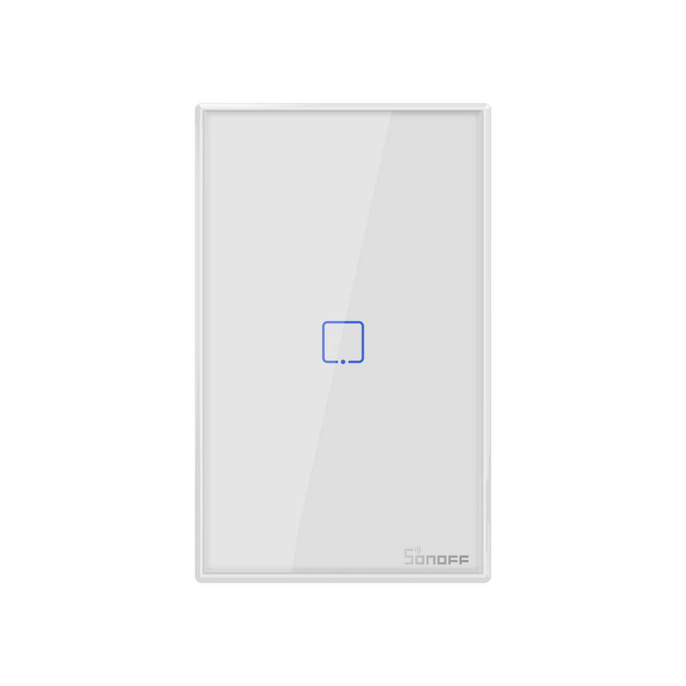 Интеллектуальный выключатель света SONOFF T2 US 3 коплекта/2Gang /1Gang Интеллектуальный переключатель Wi-Fi настенный стекло беспроводной пульт дистанционного управления светодиойдный Шарообразная подсветка для умного дома
