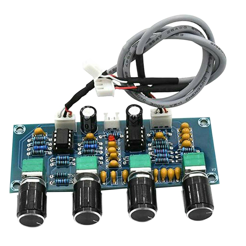 XH-A901 NE5532 цифровой усилитель мощности Поддержка DC тональная плата для высоких и низких басов регулировки настройки доска