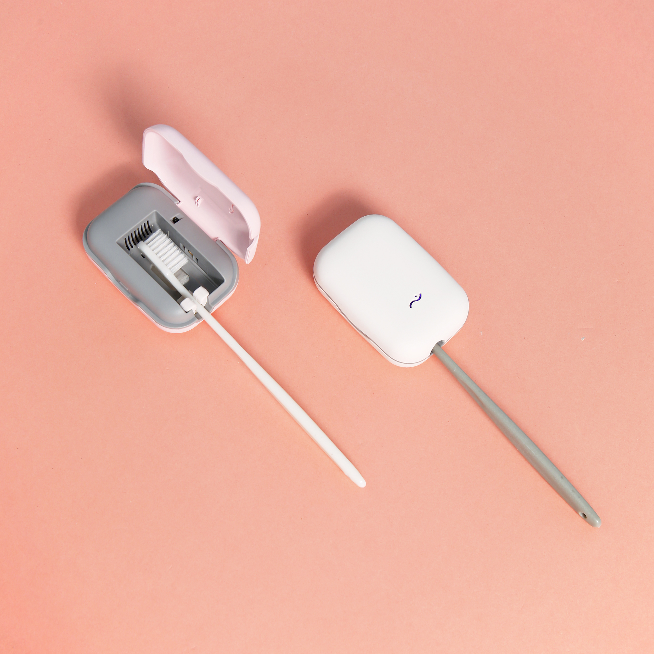 Usb-вентилятор со светодиодной подсветкой УФ зубная щетка пластиковых ящиков для хранения вещей, пластиковое литье 2022 Декодер каналов кабельного телевидения одиночный держатель для зубных щеток